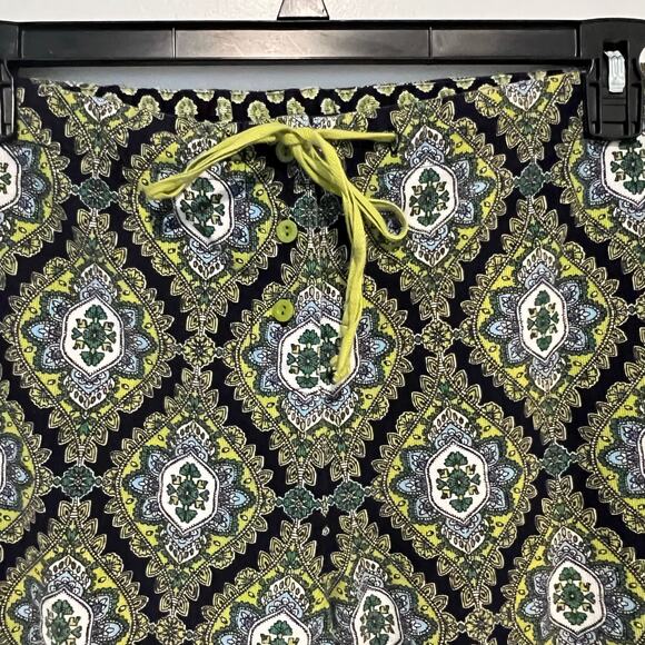 Vera Bradley Corduroy Pull -On Ankle Pants Women’s Size Large Drawstring Boho - Picture 3 of 12